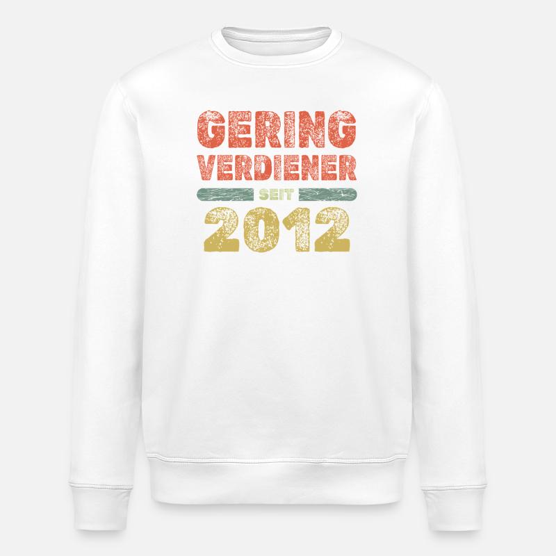 2012 - Stanley/Stella ROLLER Unisex Organic Sweatshirt - white