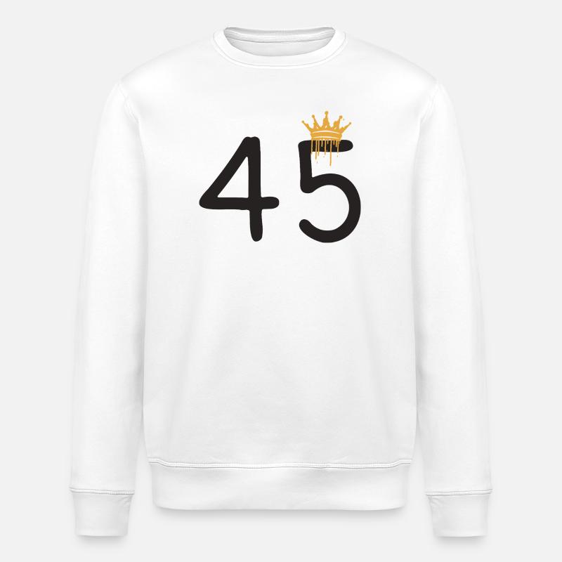 45 - Stanley/Stella Unisex Bio-Sweatshirt ROLLER - Weiß