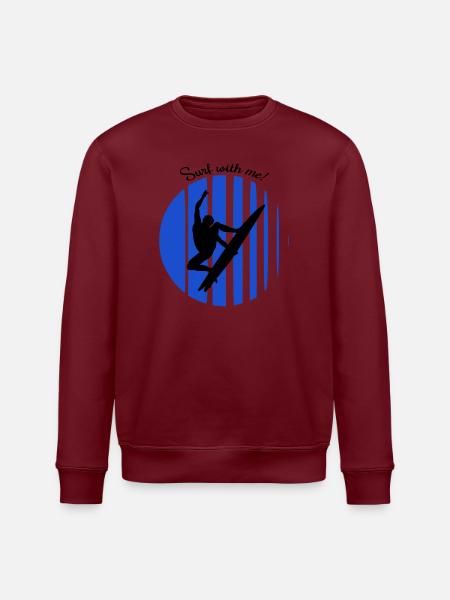 surfer - Stanley/Stella ROLLER Unisex Organic Sweatshirt - white