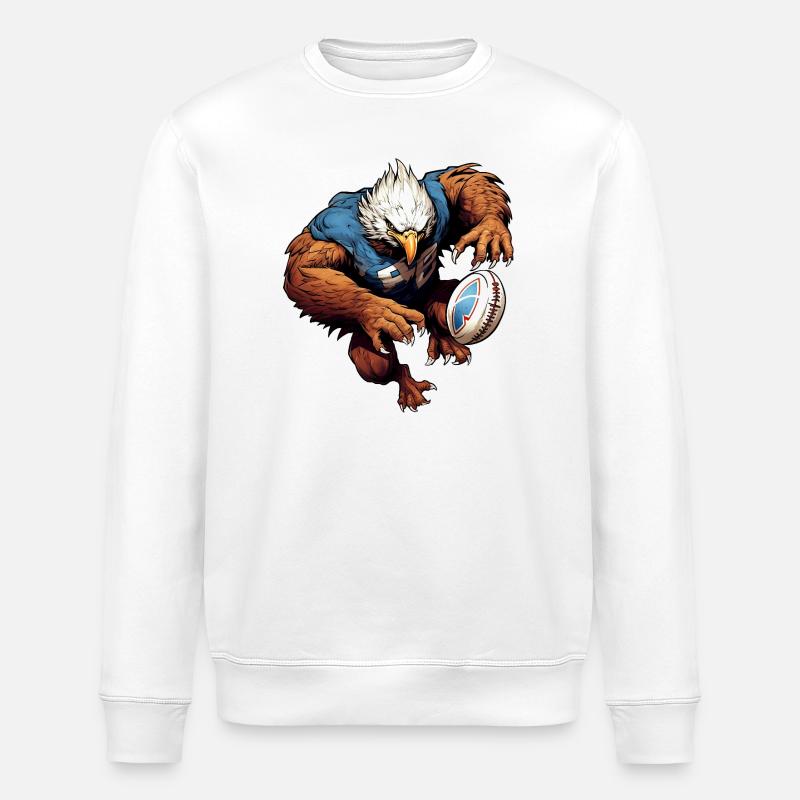 Adler Rugby - Stanley/Stella Unisex Bio-Sweatshirt ROLLER - Weiß