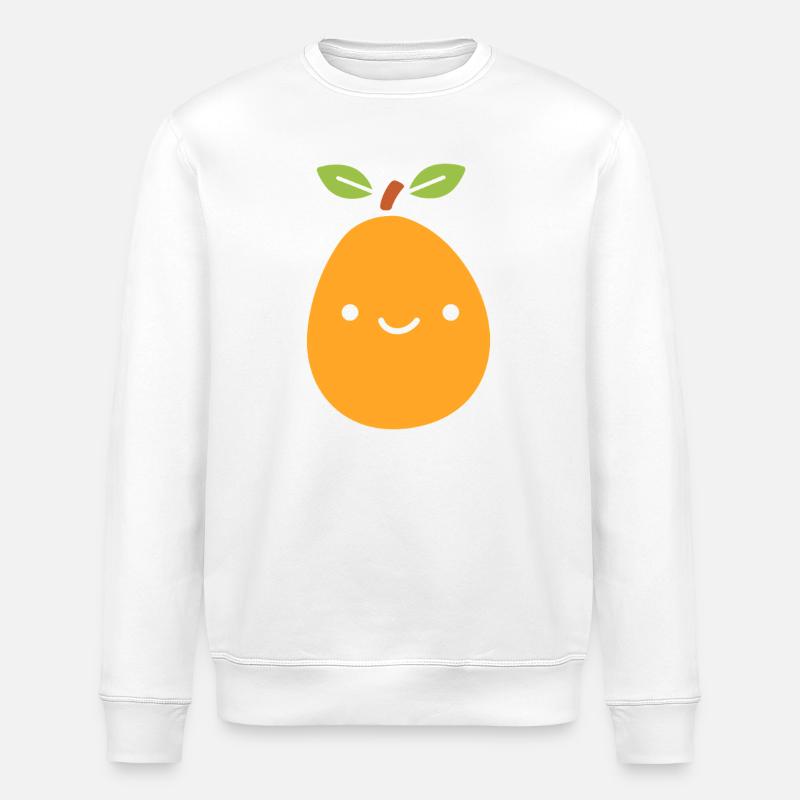 Pêche Mignonne à Moi Mangue - Sweat bio ROLLER Stanley/Stella Unisexe - blanc