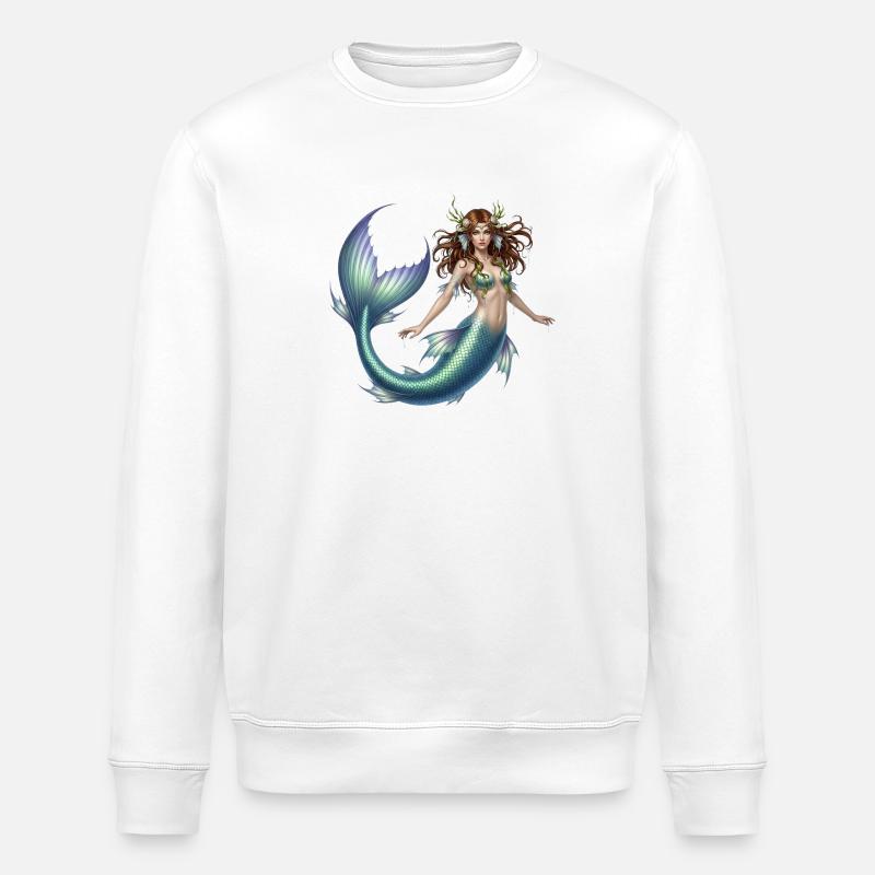 Nymphe de mer à nageoire écailleuse - Sweat bio ROLLER Stanley/Stella Unisexe - blanc