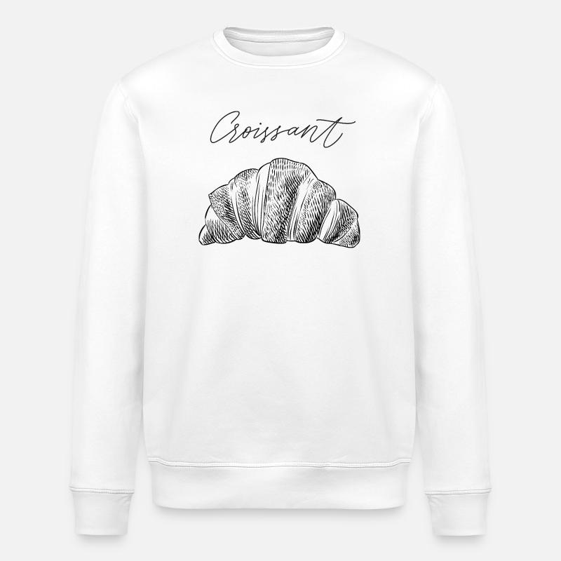 Croissant II - Sweat bio ROLLER Stanley/Stella Unisexe - blanc