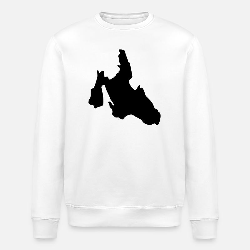 Céphalonie - Sweat bio ROLLER Stanley/Stella Unisexe - blanc