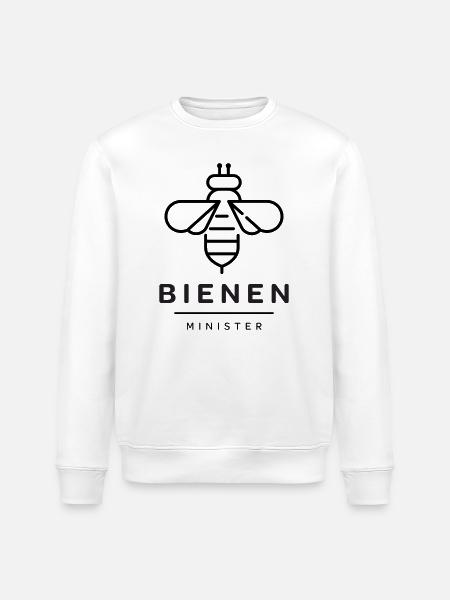 Bienenminister_ZW - Stanley/Stella ROLLER Unisex Organic Sweatshirt - white