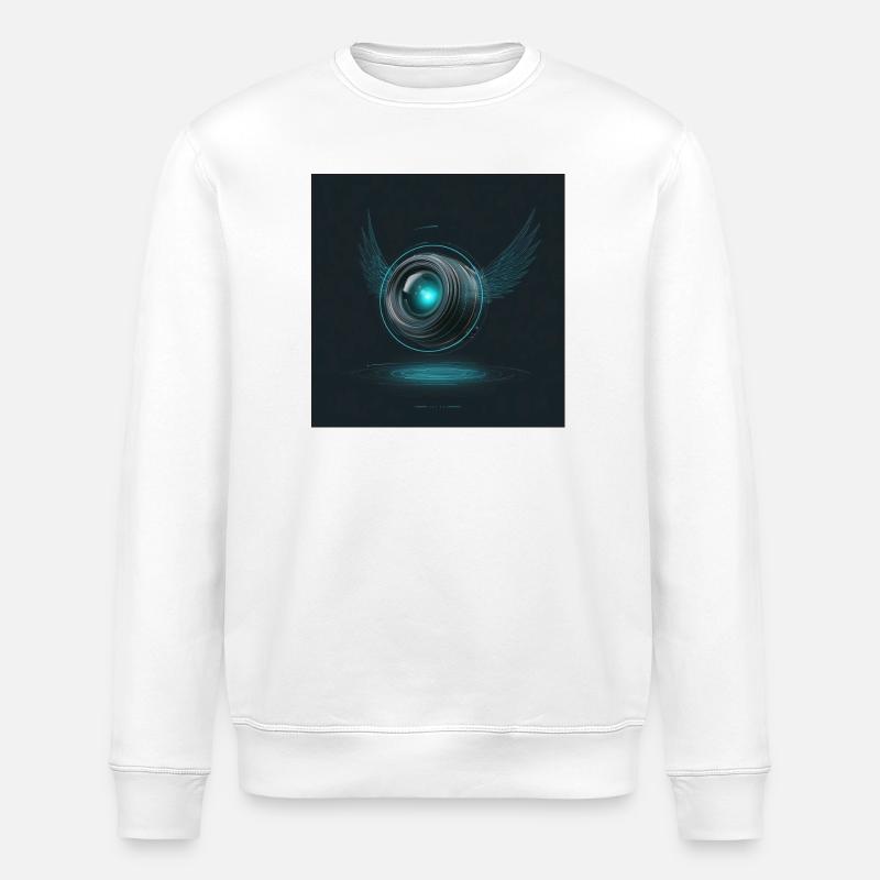 Vorlage_Redbubble - Stanley/Stella ROLLER Unisex Organic Sweatshirt - white