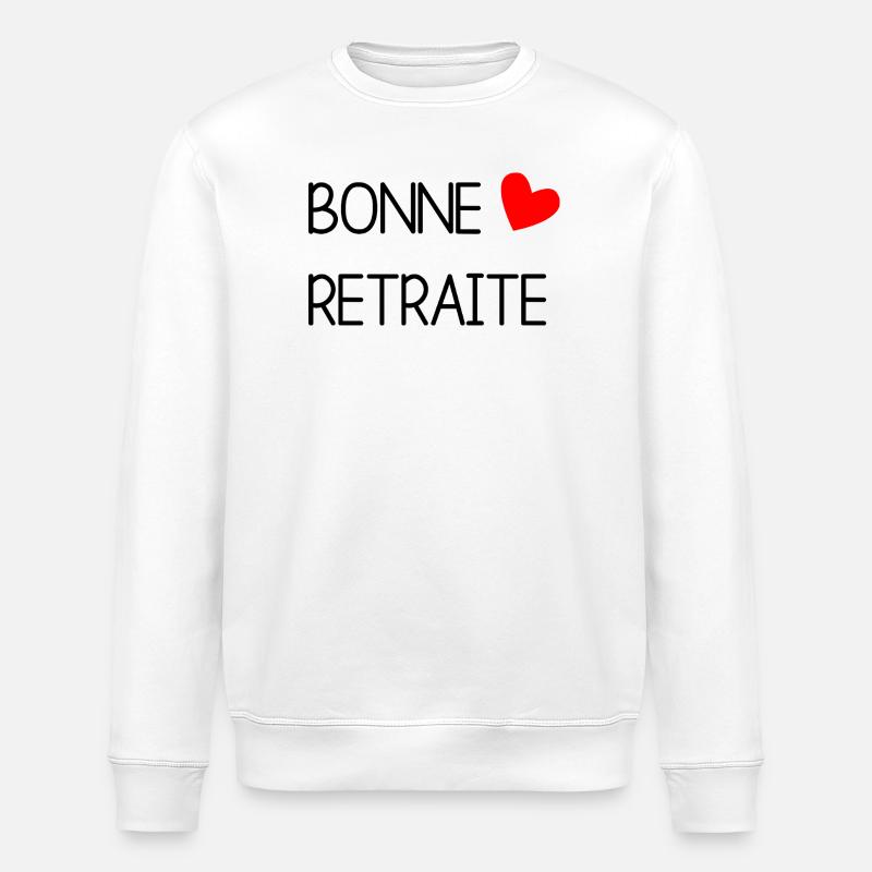 RUHESTAND. RUHESTAND. PENSIONIERT. RUHESTAND - Stanley/Stella Unisex Bio-Sweatshirt ROLLER - Weiß