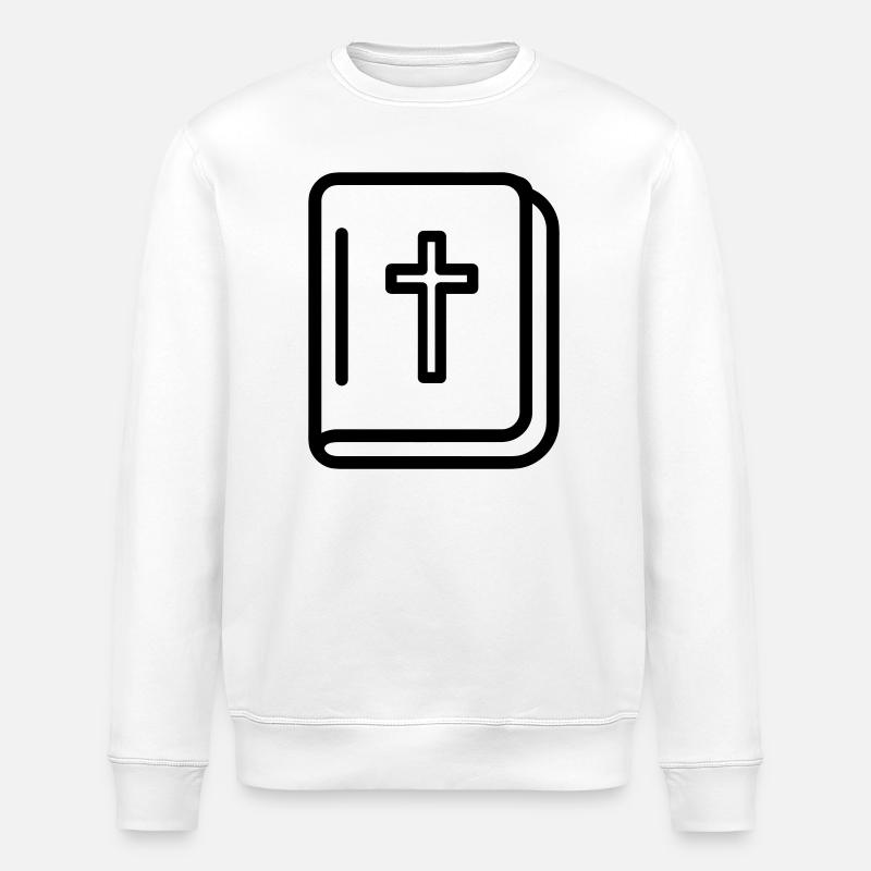 Bibel - Stanley/Stella Unisex Bio-Sweatshirt ROLLER - Weiß