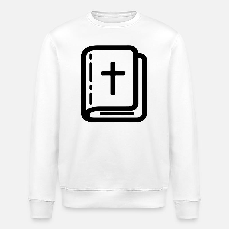 Bibel - Stanley/Stella Unisex Bio-Sweatshirt ROLLER - Weiß