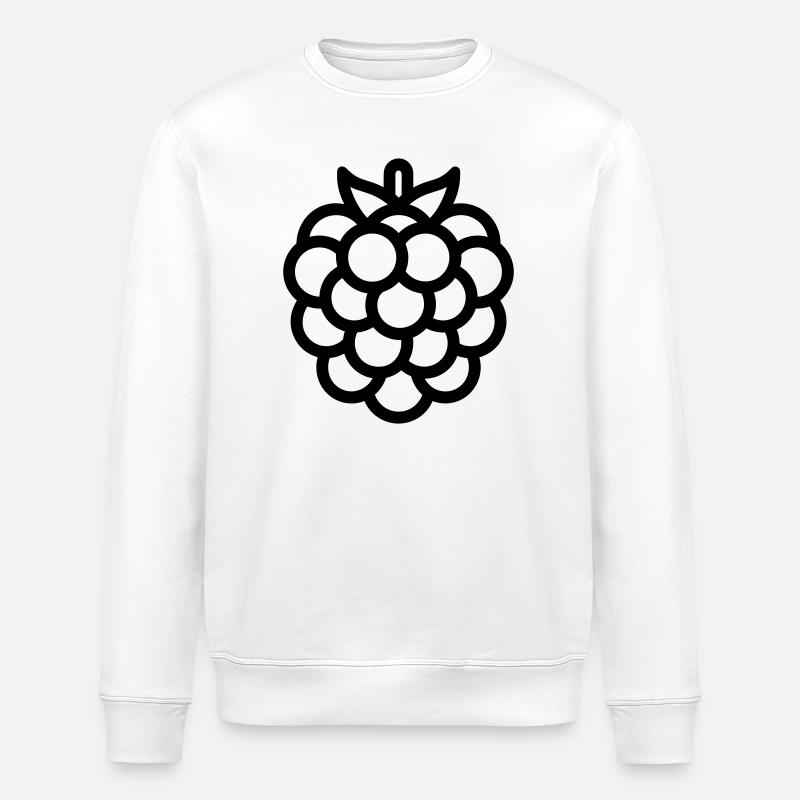 Mûre - Sweat bio ROLLER Stanley/Stella Unisexe - blanc