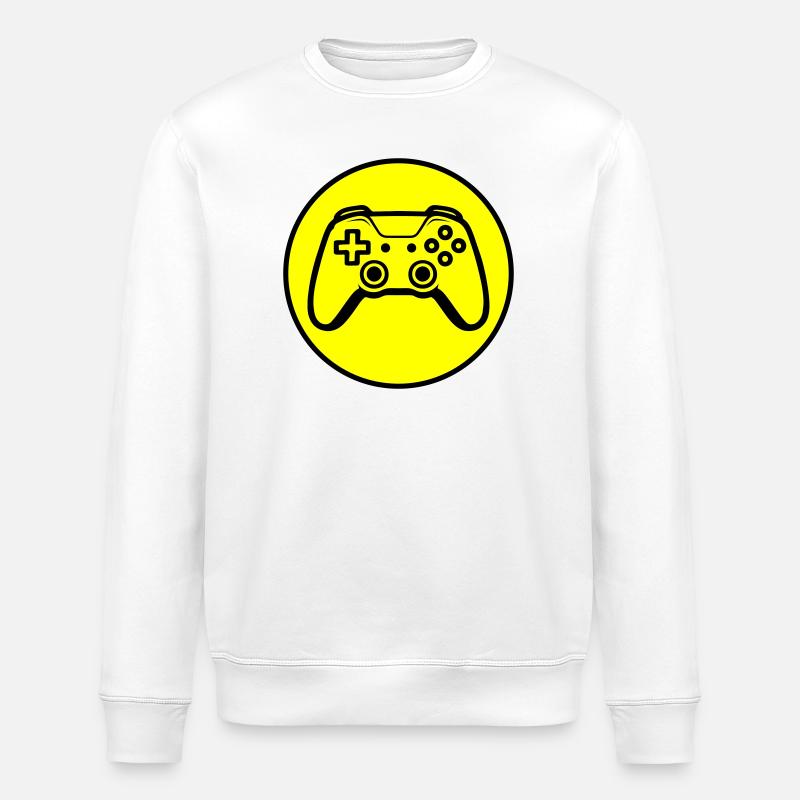 Icône du joypad de la manette - Sweat bio ROLLER Stanley/Stella Unisexe - blanc