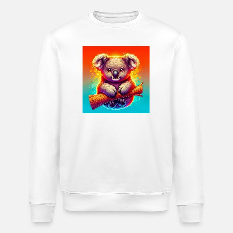 Koala - Stanley/Stella Unisex Bio-Sweatshirt ROLLER - Weiß
