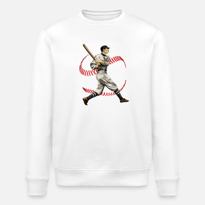 Baseball - Stanley/Stella Unisex Bio-Sweatshirt ROLLER - Weiß