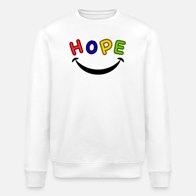 Hope - Stanley/Stella ROLLER Unisex Organic Sweatshirt - white