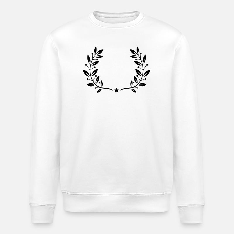 Lorbeerkranz - Stanley/Stella Unisex Bio-Sweatshirt ROLLER - Weiß