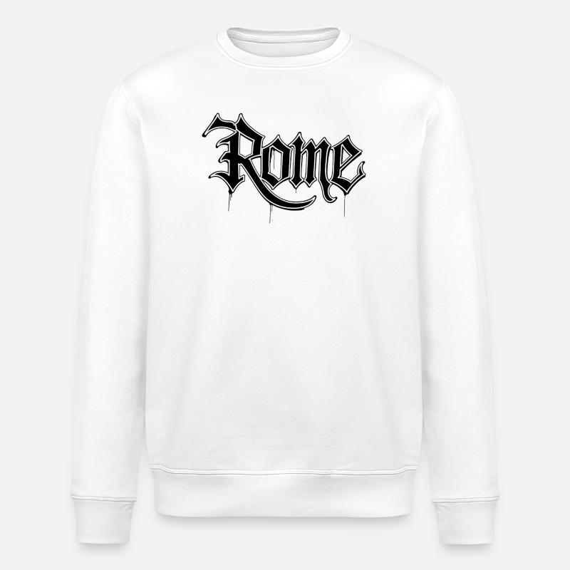 Rome - Stanley/Stella ROLLER Unisex Organic Sweatshirt - white