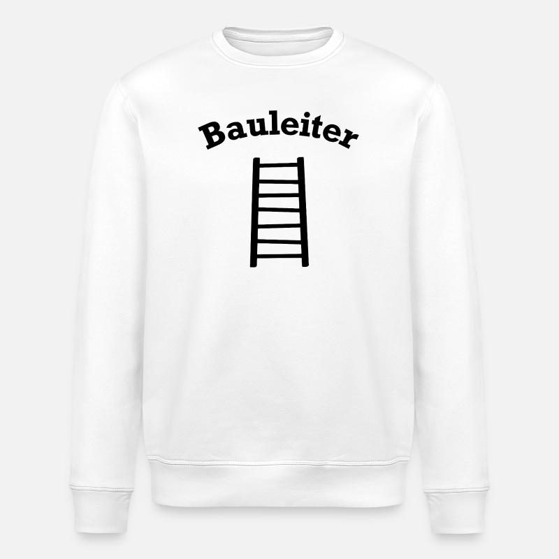 Chef de chantier Tenue Artisan - Sweat bio ROLLER Stanley/Stella Unisexe - blanc