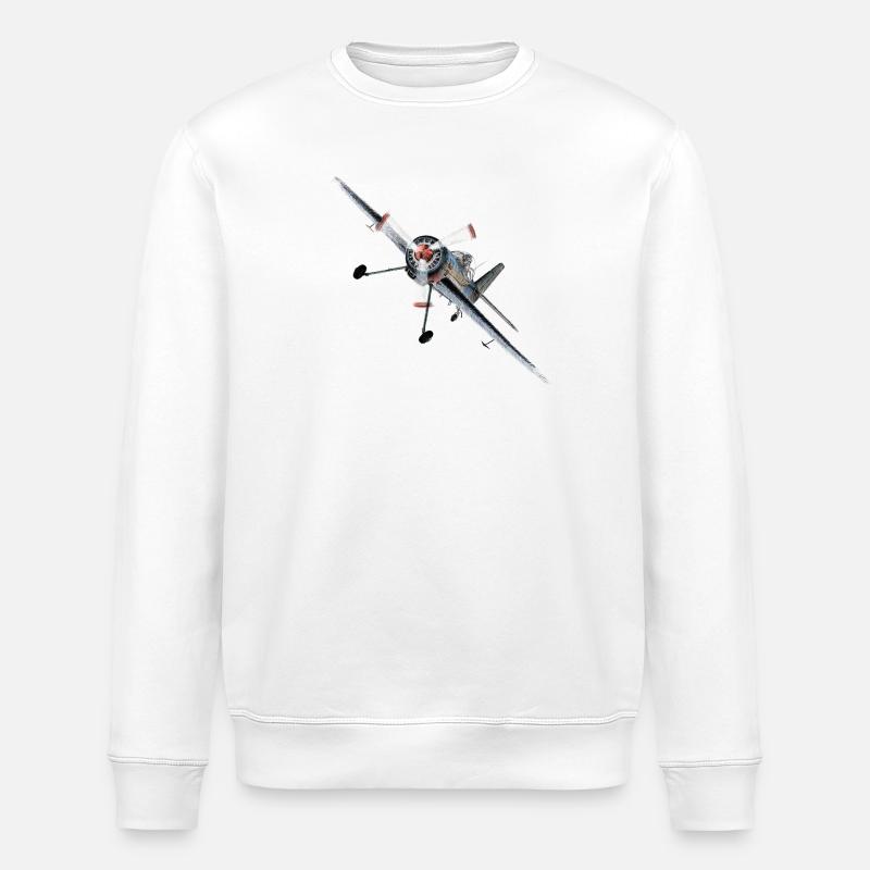 Voltige - Sweat bio ROLLER Stanley/Stella Unisexe - blanc