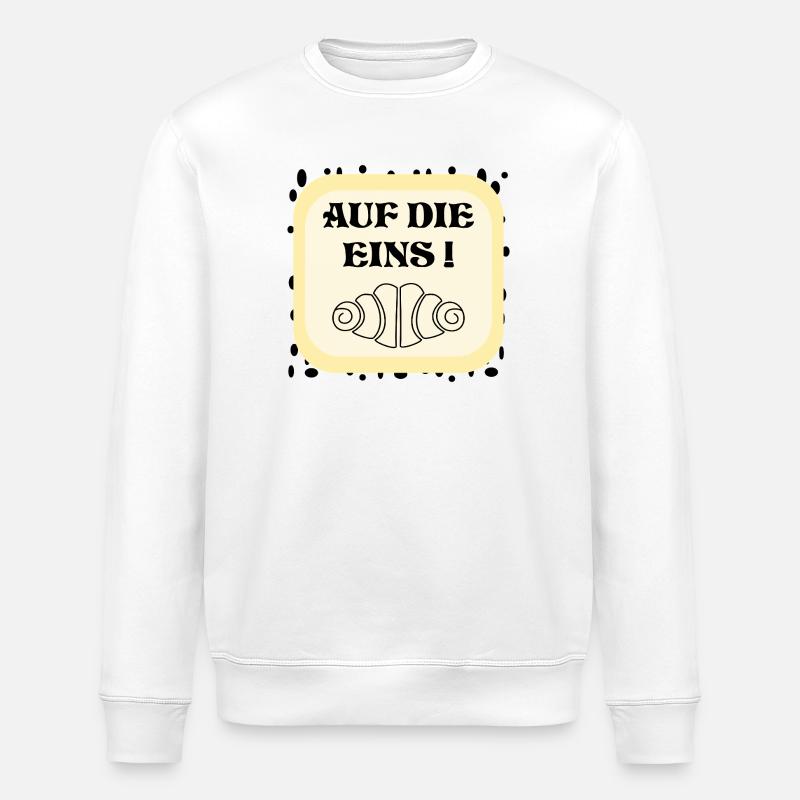 HAMBURG FRANZBRÖTCHEN EINS - Stanley/Stella Unisex Bio-Sweatshirt ROLLER - Weiß