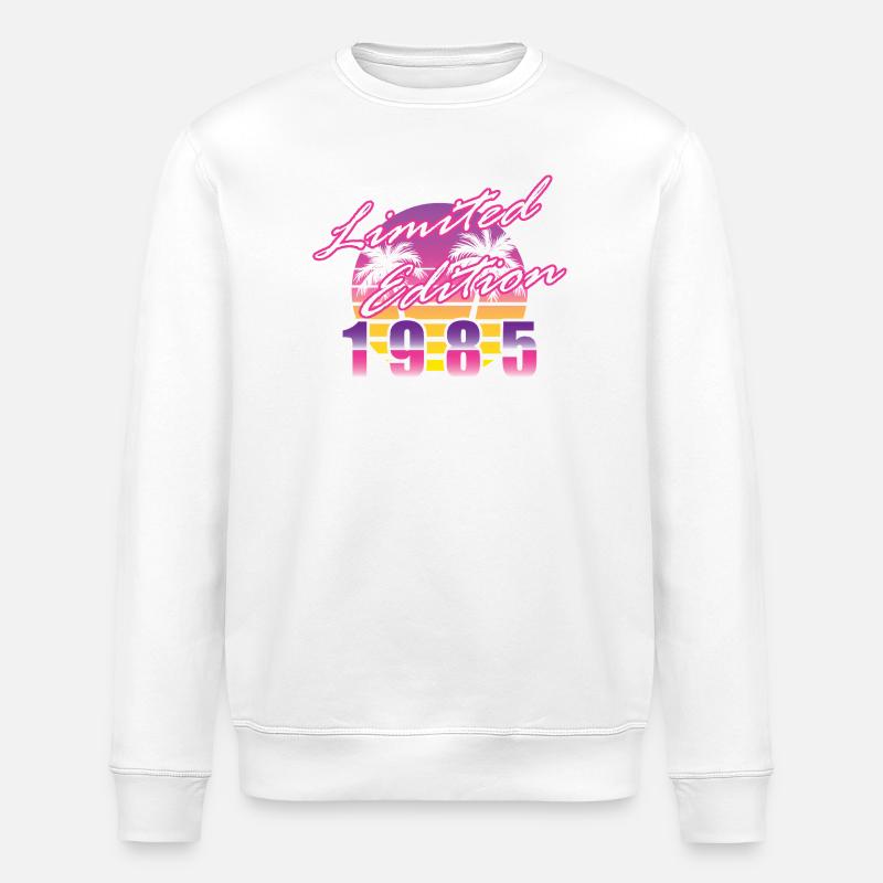 40ème Anniversaire Edition Limitée 1985 - Sweat bio ROLLER Stanley/Stella Unisexe - blanc