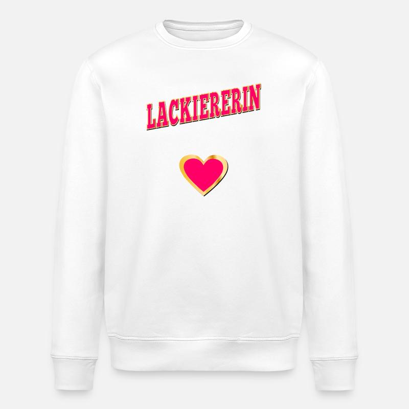 Journeyman Painter - Stanley/Stella ROLLER Unisex Organic Sweatshirt - white