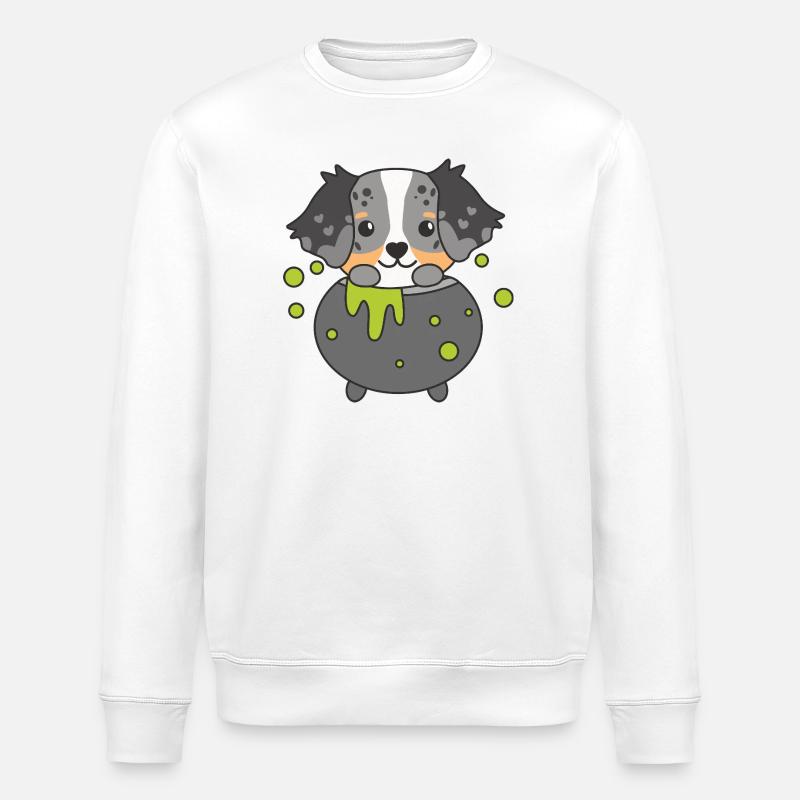 Berger Australien Joyeux Chaudron d’Halloween - Sweat bio ROLLER Stanley/Stella Unisexe - blanc