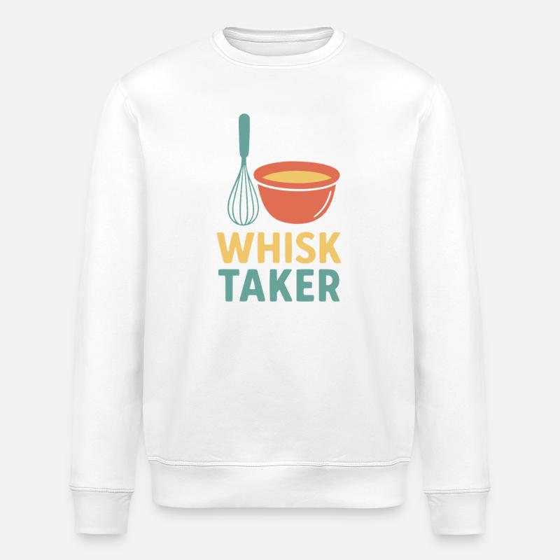 Fouet Taker Illustration Design - Sweat bio ROLLER Stanley/Stella Unisexe - blanc
