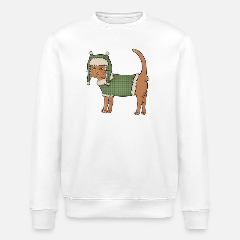 Chat-pka - Stanley/Stella Unisex Bio-Sweatshirt ROLLER - Weiß