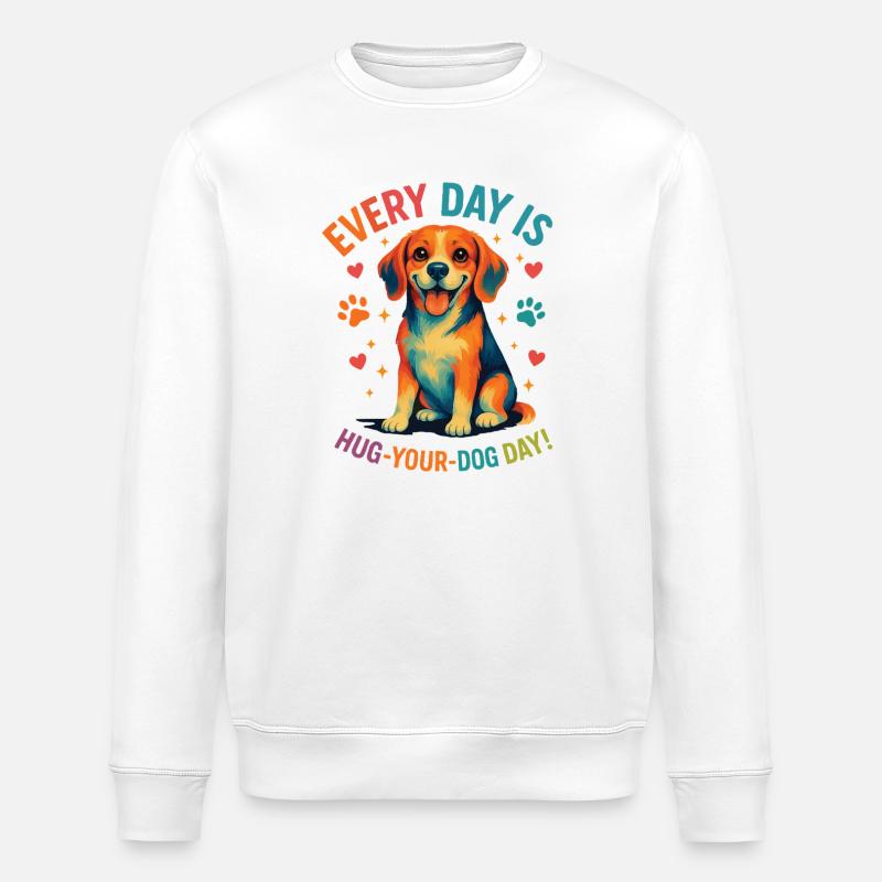 Beagle - Stanley/Stella Unisex Bio-Sweatshirt ROLLER - Weiß