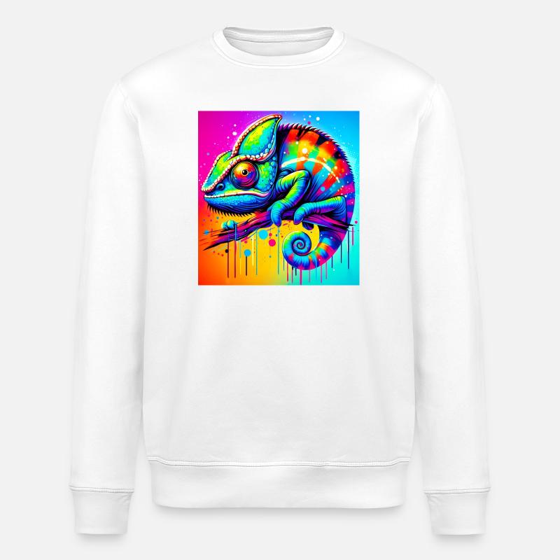 Chamäleon - Stanley/Stella Unisex Bio-Sweatshirt ROLLER - Weiß