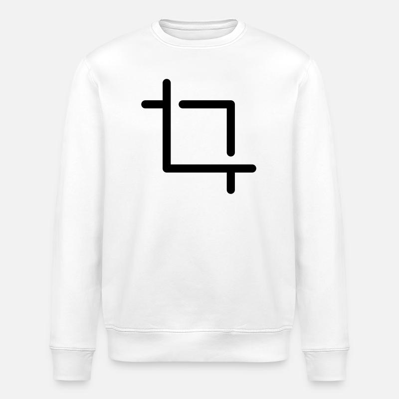 Icône de recadrage - Sweat bio ROLLER Stanley/Stella Unisexe - blanc