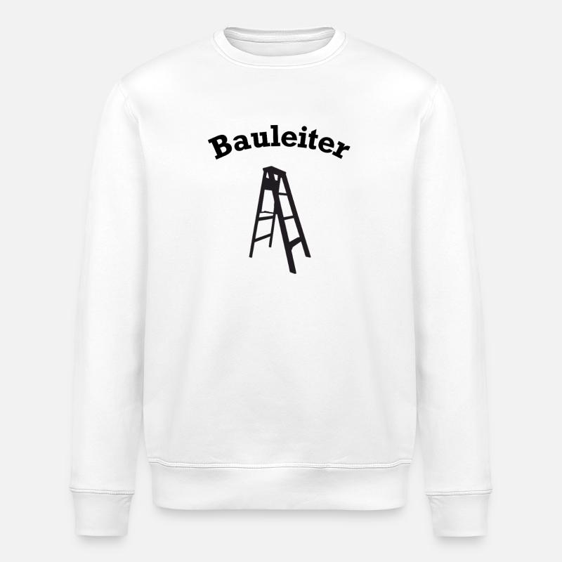 Chef de chantier - Sweat bio ROLLER Stanley/Stella Unisexe - blanc