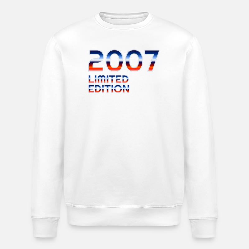 Retro 2007 Limited Edition Design - Stanley/Stella Unisex Bio-Sweatshirt ROLLER - Weiß