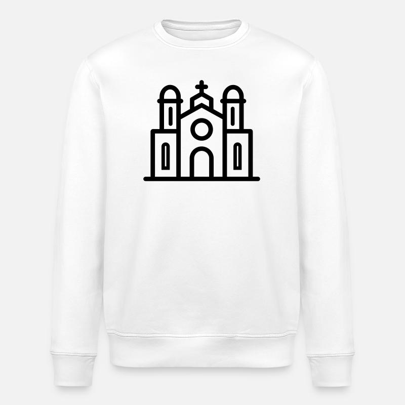Kathedrale - Stanley/Stella Unisex Bio-Sweatshirt ROLLER - Weiß