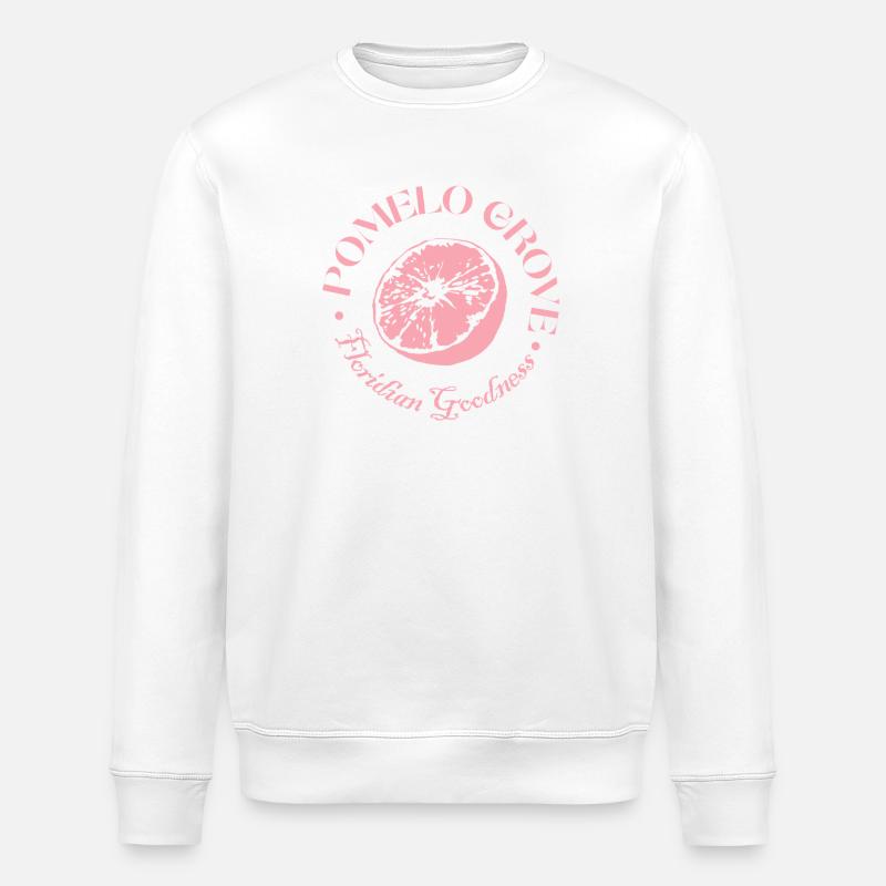 Agrumes roses embrasser Design - Sweat bio ROLLER Stanley/Stella Unisexe - blanc