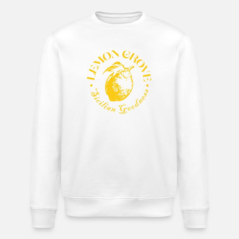 Zitronenanbauer-Abzeichen-Design - Stanley/Stella Unisex Bio-Sweatshirt ROLLER - Weiß