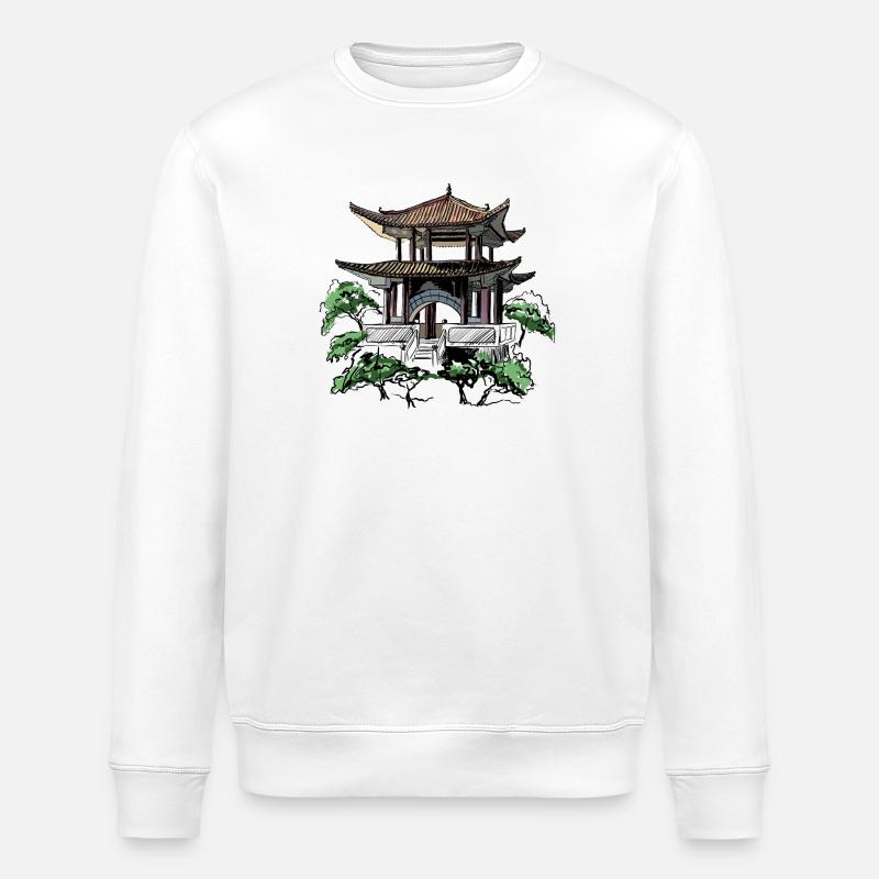 pagode - Sweat bio ROLLER Stanley/Stella Unisexe - blanc