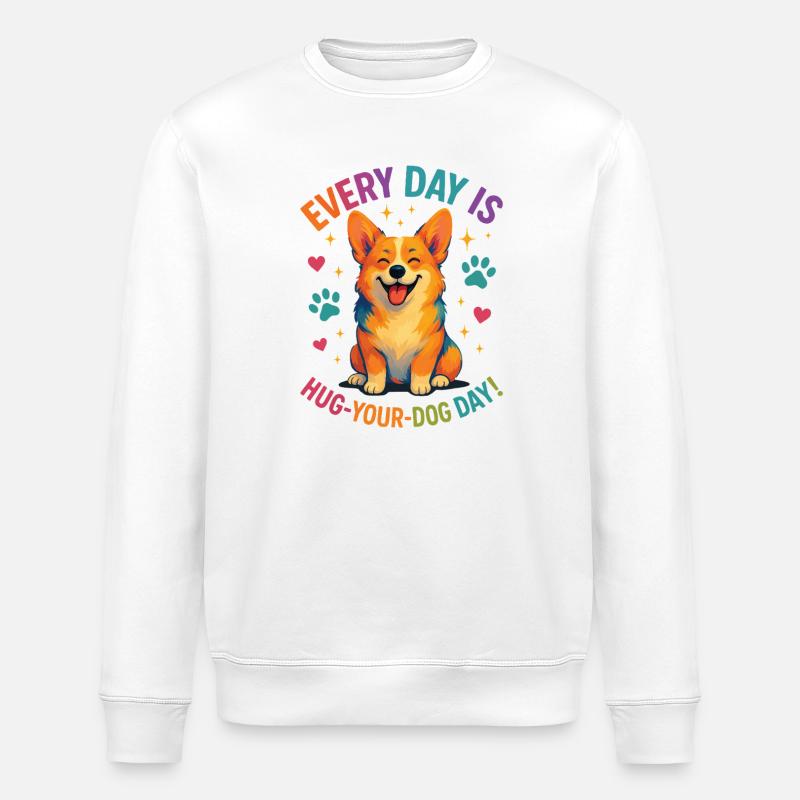 Corgi - Sweat bio ROLLER Stanley/Stella Unisexe - blanc