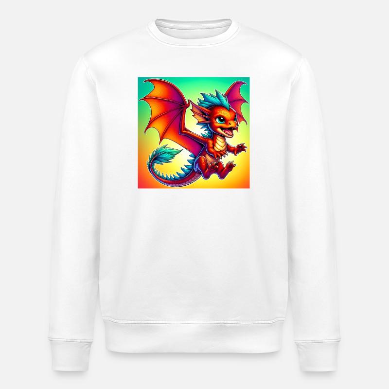 dragon - Sweat bio ROLLER Stanley/Stella Unisexe - blanc