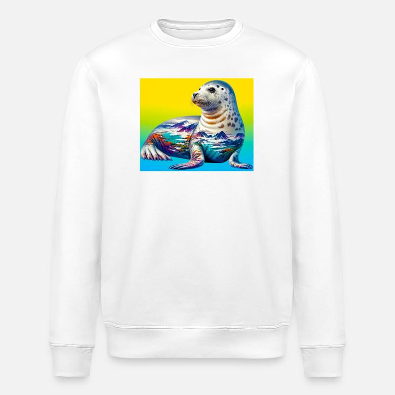 Siegel - Stanley/Stella Unisex Bio-Sweatshirt ROLLER - Weiß