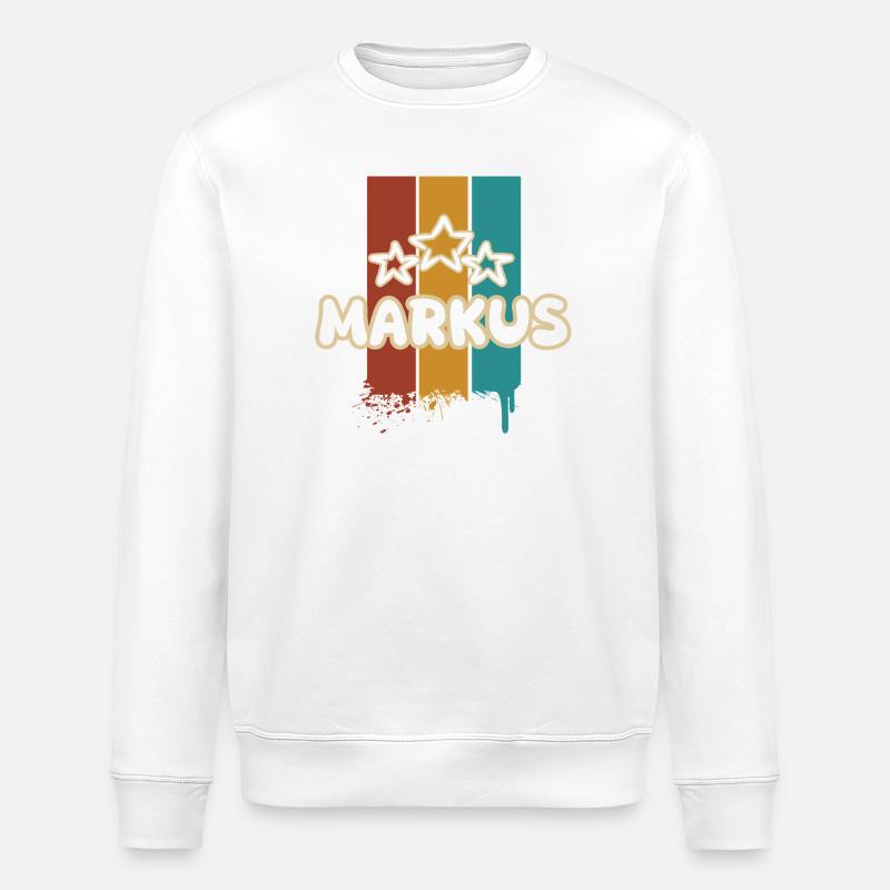 Markus - Stanley/Stella Unisex Bio-Sweatshirt ROLLER - Weiß