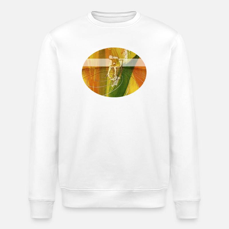 Psycho - Stanley/Stella ROLLER Unisex Organic Sweatshirt - white