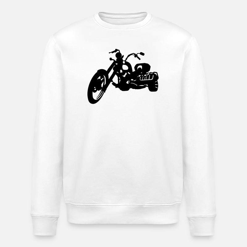Trike - Stanley/Stella Unisex Bio-Sweatshirt ROLLER - Weiß