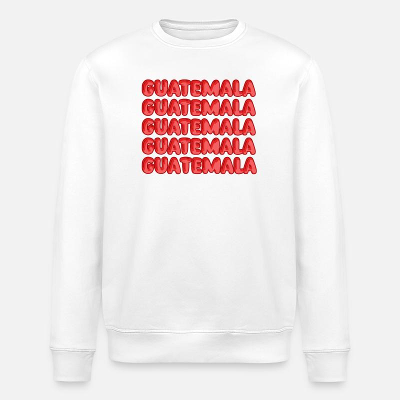 Guatemala als Reise - Stanley/Stella Unisex Bio-Sweatshirt ROLLER - Weiß