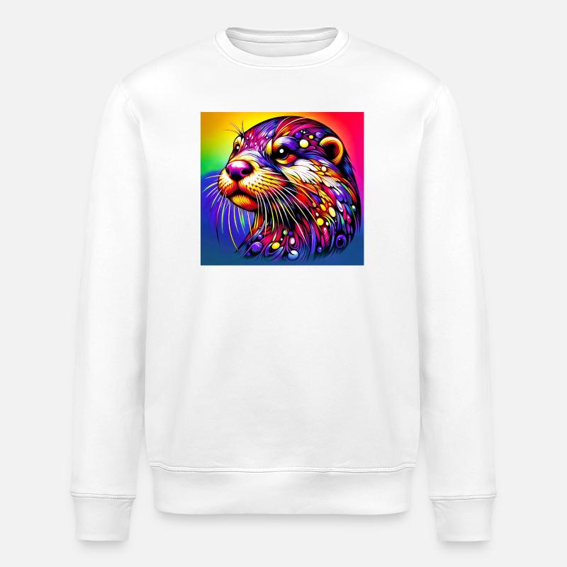 Otter - Stanley/Stella Unisex Bio-Sweatshirt ROLLER - Weiß