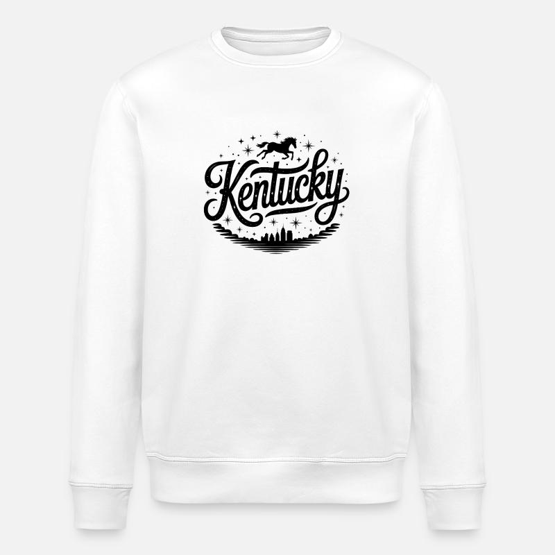 Kentucky - Souvenir USA State Design - Sweat bio ROLLER Stanley/Stella Unisexe - blanc
