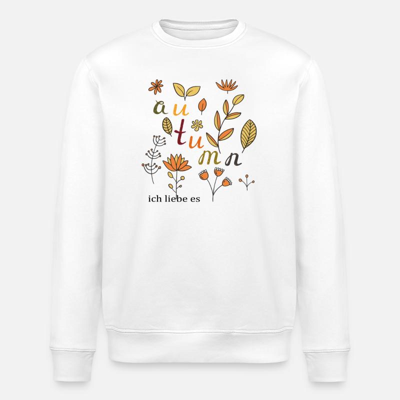 Autumn - Stanley/Stella Unisex Bio-Sweatshirt ROLLER - Weiß