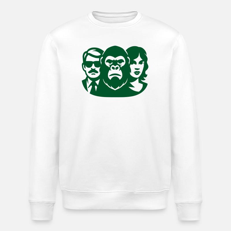Pulp Trio - Stanley/Stella Unisex Bio-Sweatshirt ROLLER - Weiß