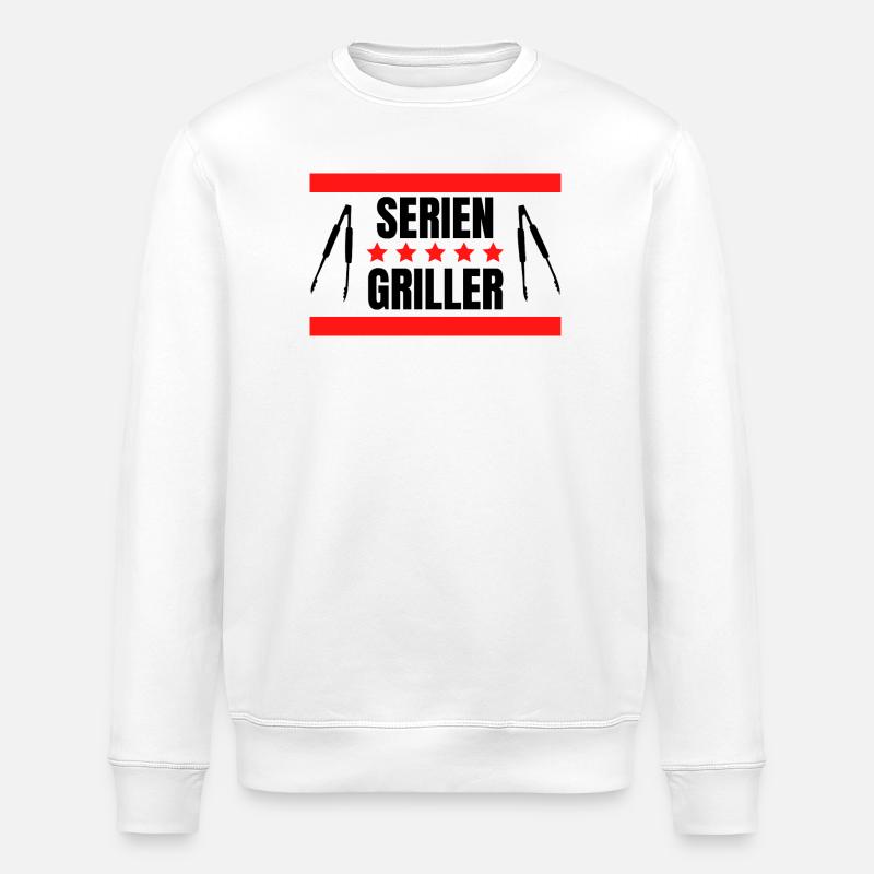 Griller - Sweat bio ROLLER Stanley/Stella Unisexe - blanc