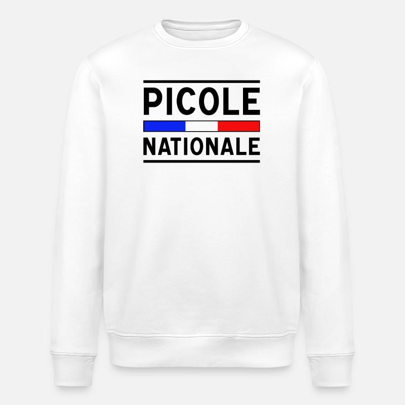Nationale Trinkgasse Neues Design - Stanley/Stella Unisex Bio-Sweatshirt ROLLER - Weiß